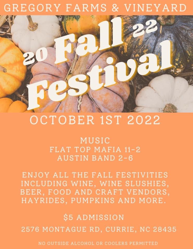 Gregory Farms and Vineyard Fall Festival