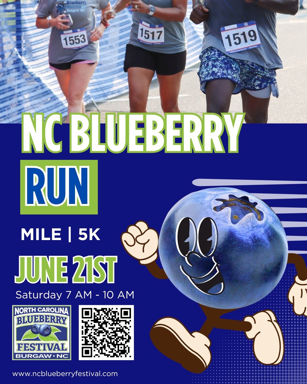 NC Blueberry Festival Mile 5K